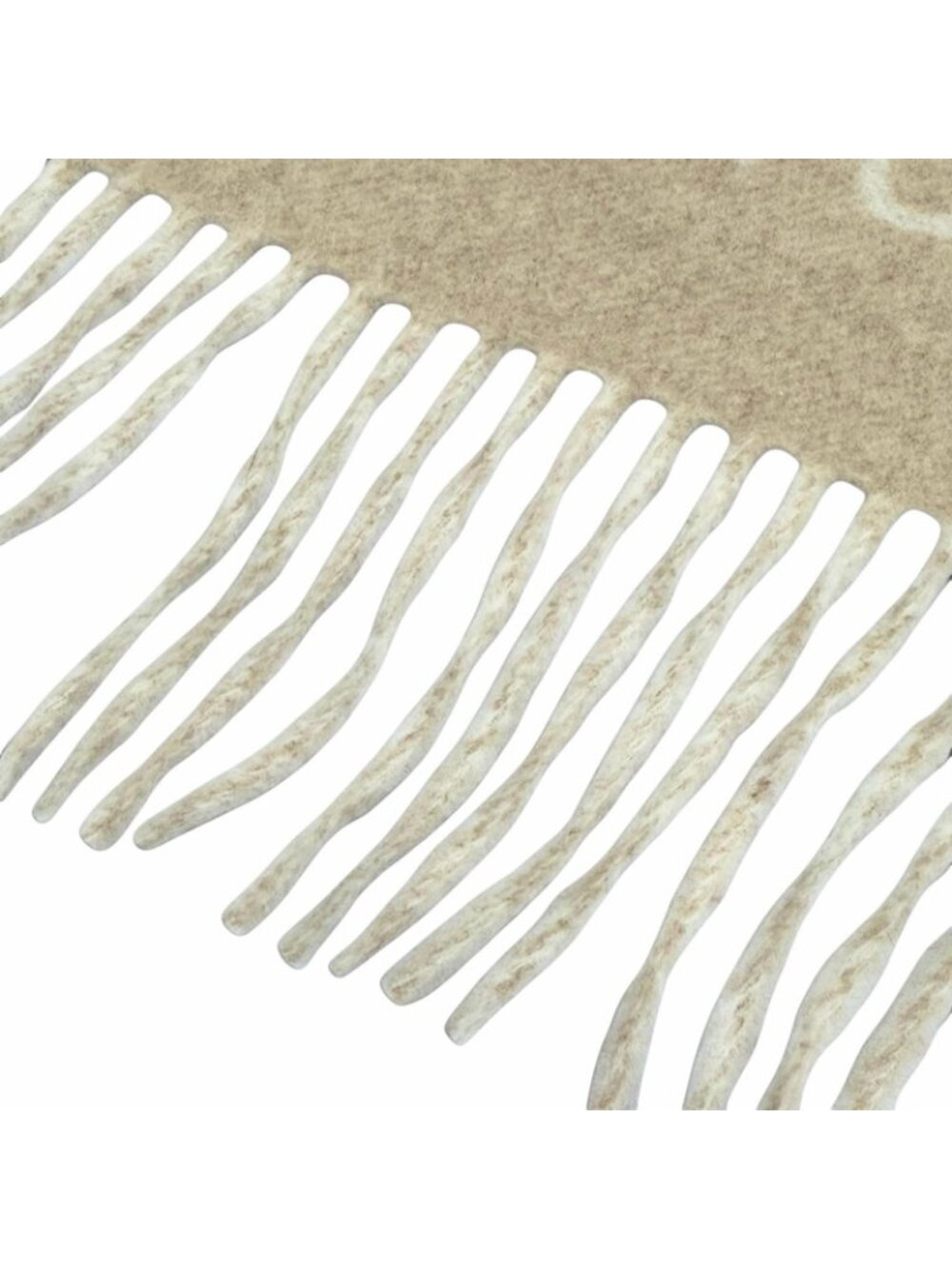 Louis Vuitton Echarpe Cold Reykjavik Cashmere Mink Scarf Beige - Picture 7 of 9